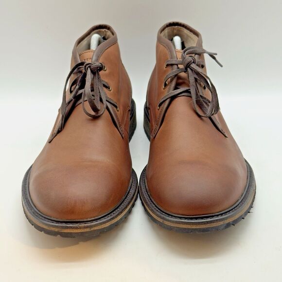 Andrew Marc Woodside AM 1022 Leather Chukka Men\'s 13 Brown Lace Up Ankle Boots main image 13